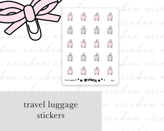 Travel Planner Stickers