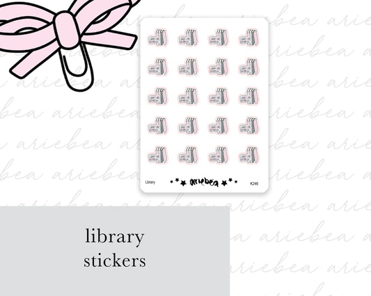 Library Planner Stickers