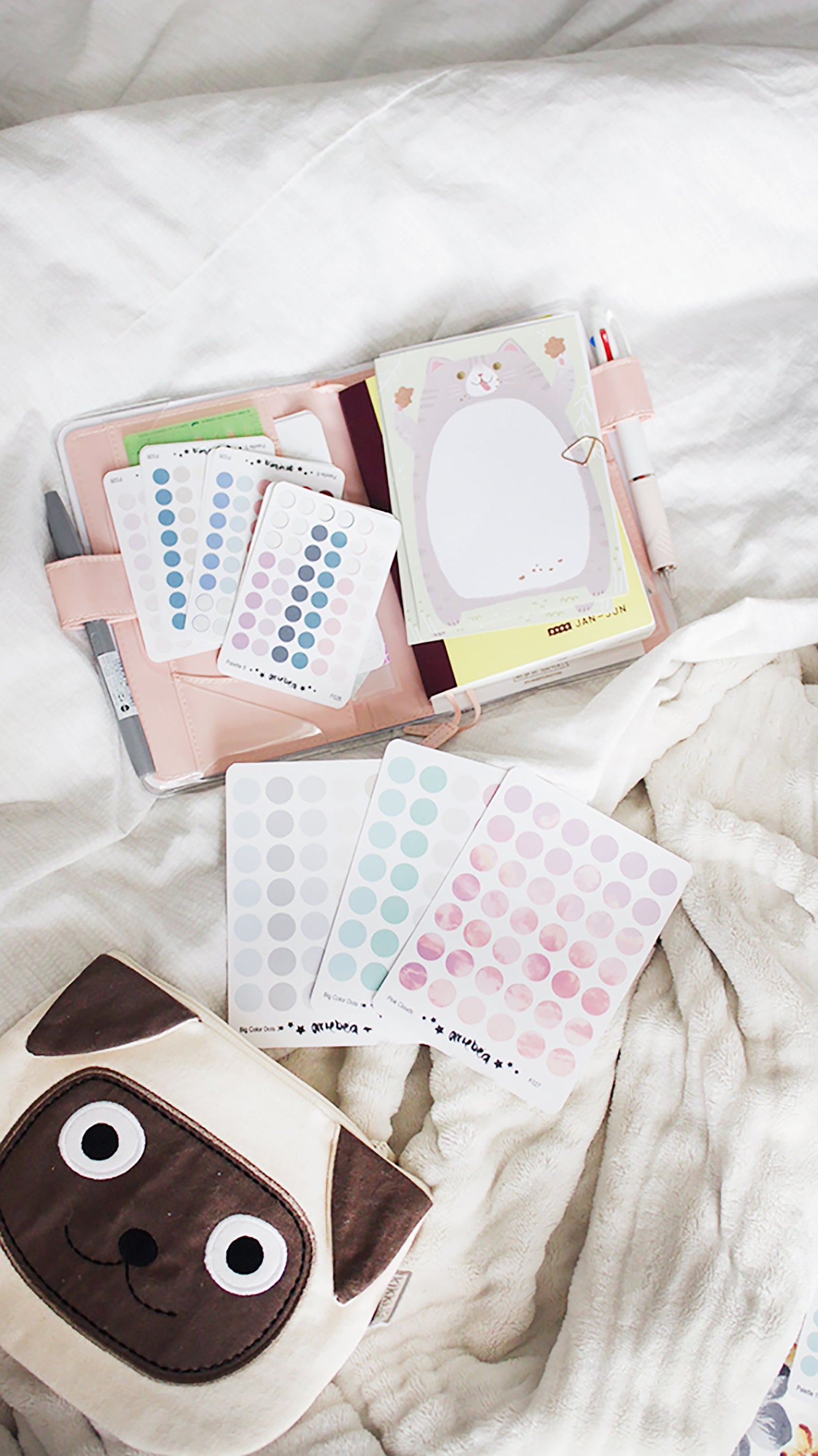 Large Sky, Clouds, Ocean Dot Planner Stickers