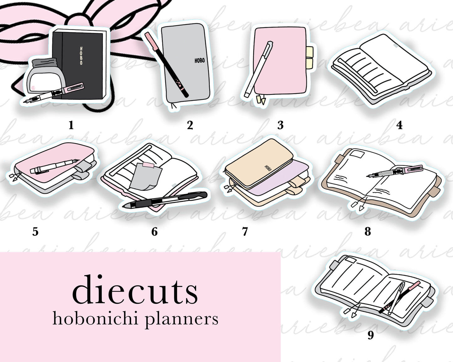 Hobonichi Planner Diecuts