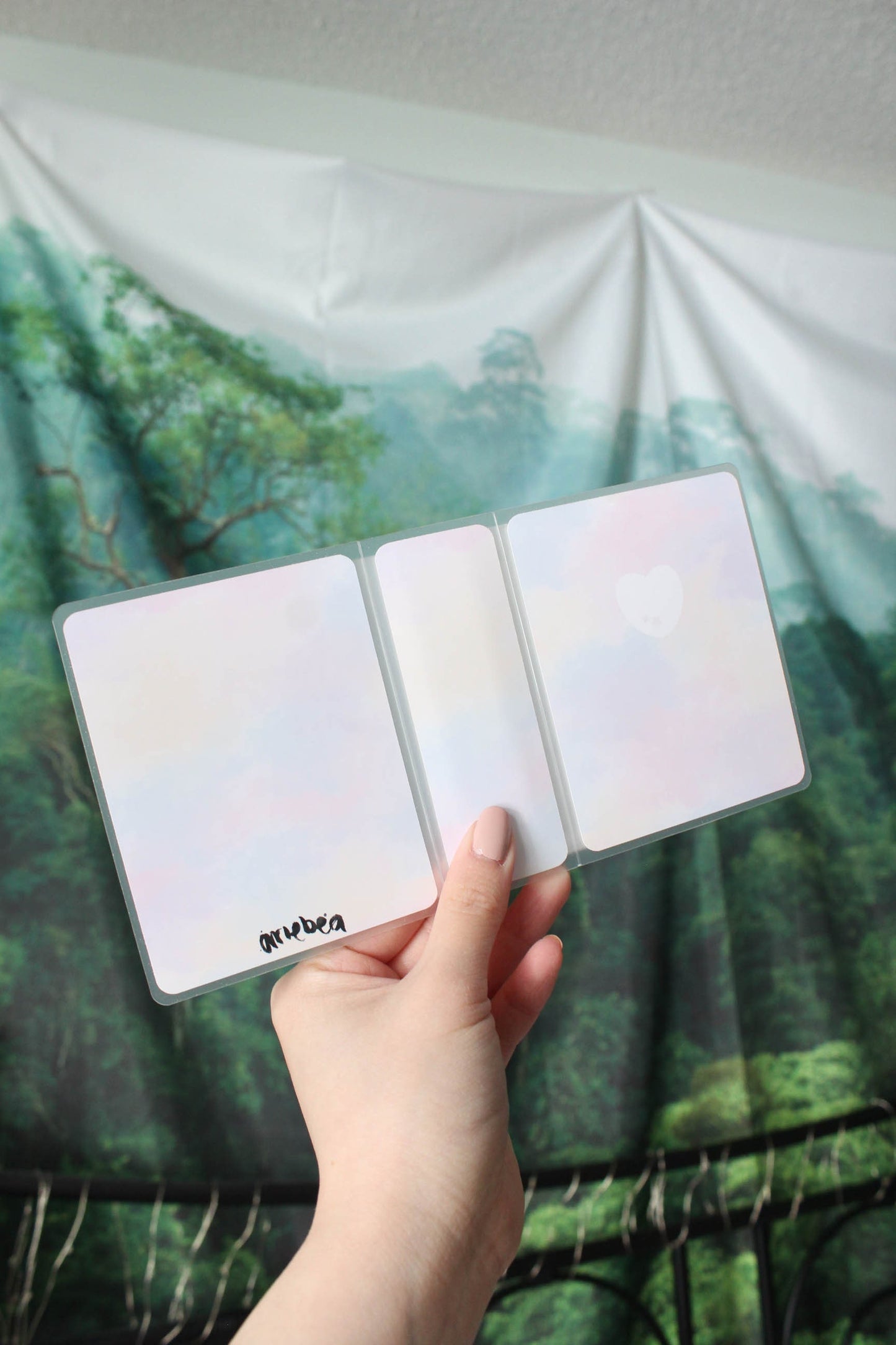 Mini Sticker Album 'Watercolour Heart' Multi