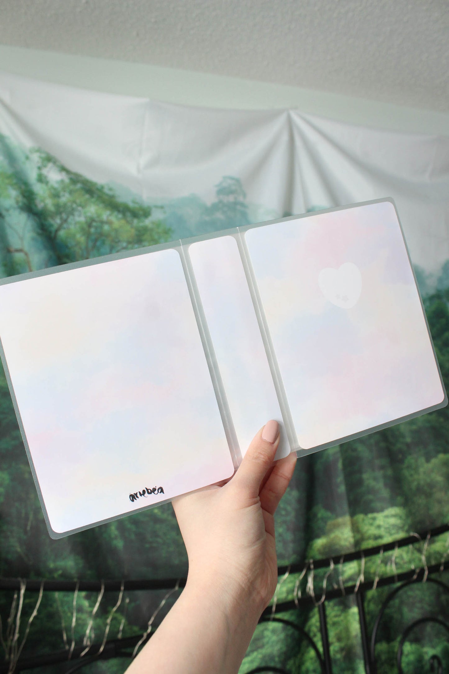 4 by 6 Sticker Album 'Watercolour Heart'