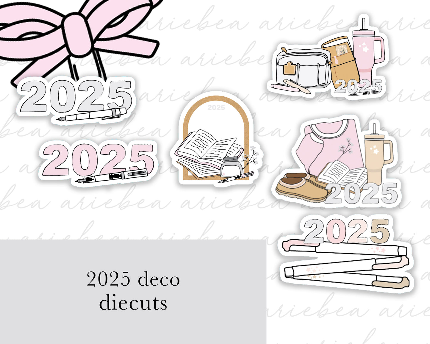 2025 Deco Pen Planner Sticker Diecuts