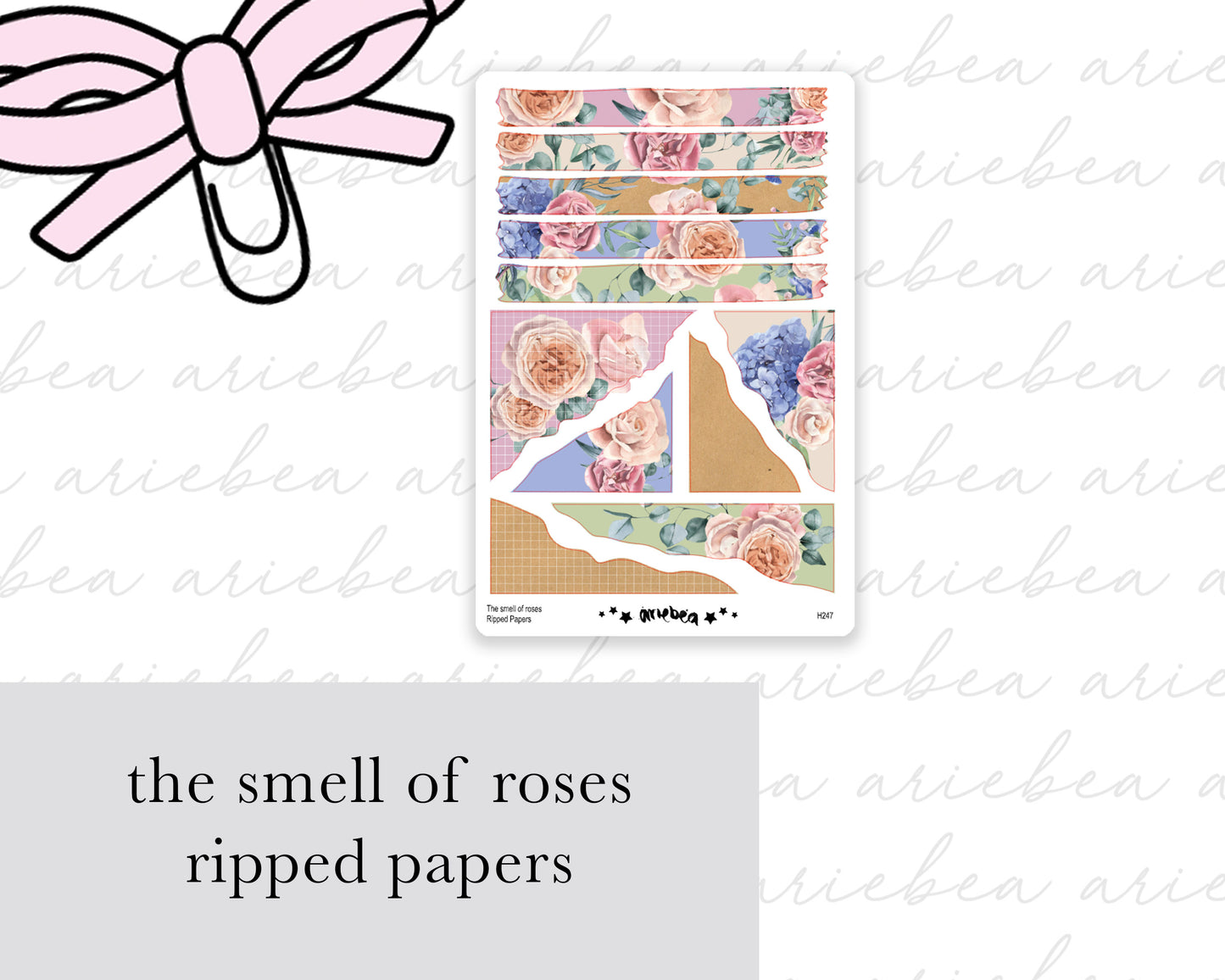 The Smell of Roses Ripped Papers