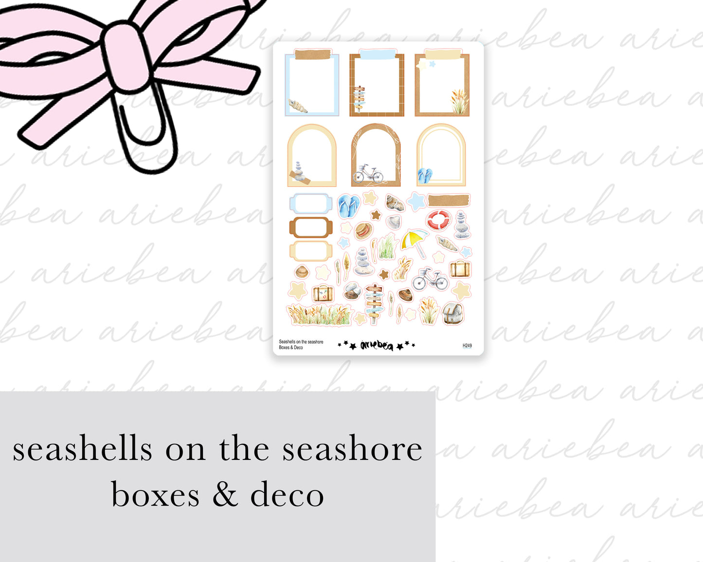 Seashells On The Seashore Full Mini Kit (4 pages)