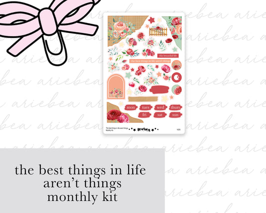 The Best Things In Life Aren't Things Monthly Kit
