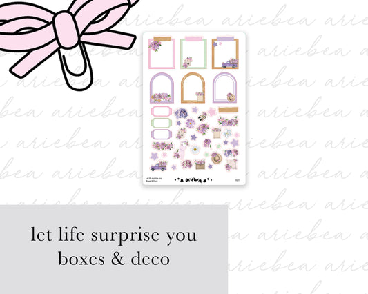 Let Life Surprise You Boxes & Deco