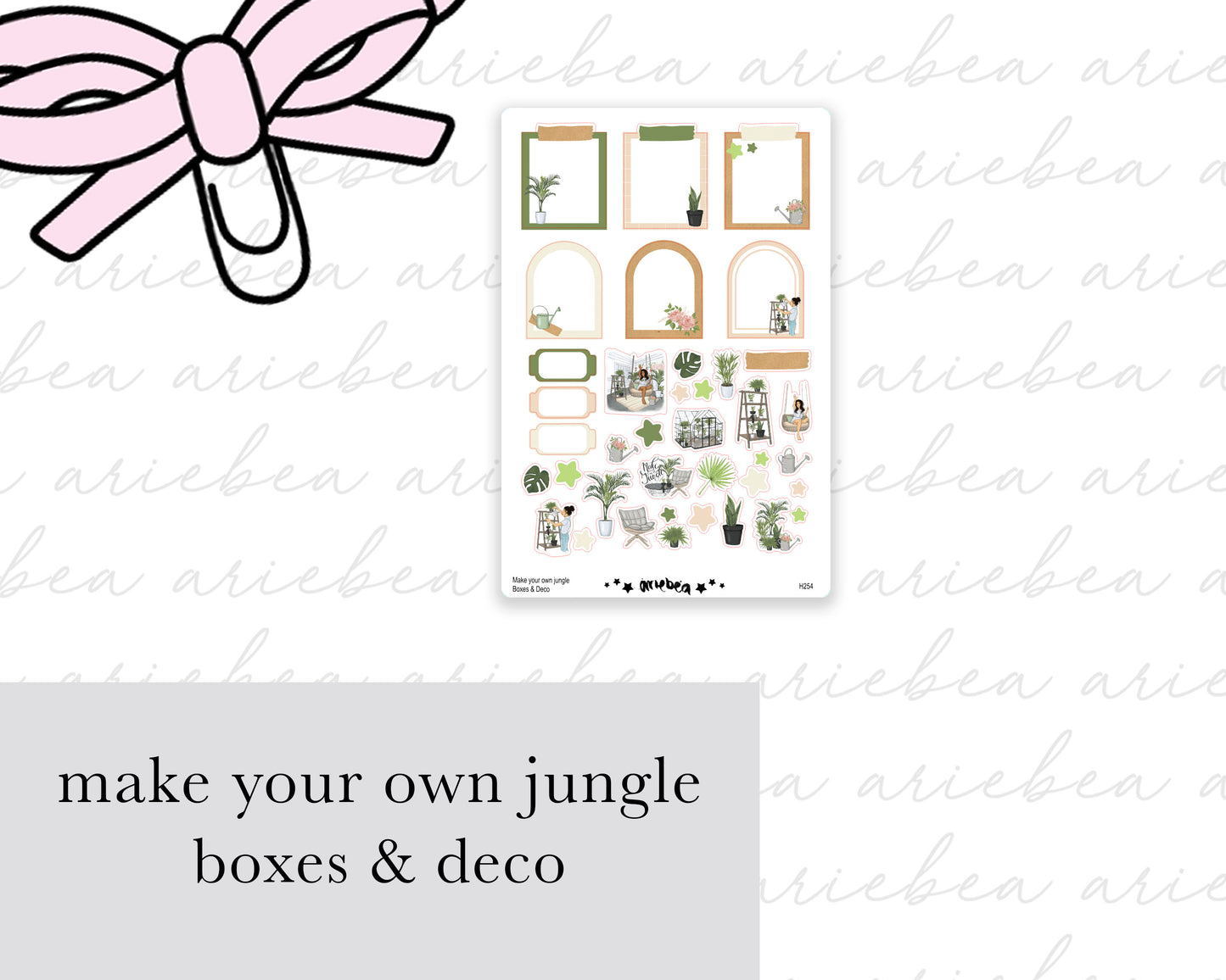 Make Your Own Jungle Boxes & Deco