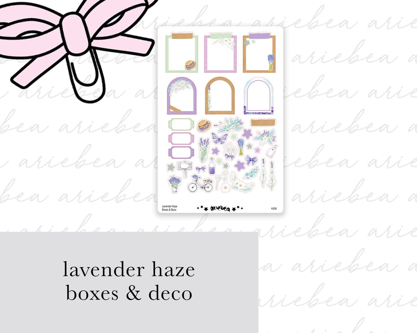 Lavender Haze Boxes & Deco
