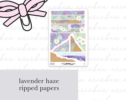 Lavender Haze Ripped Papers