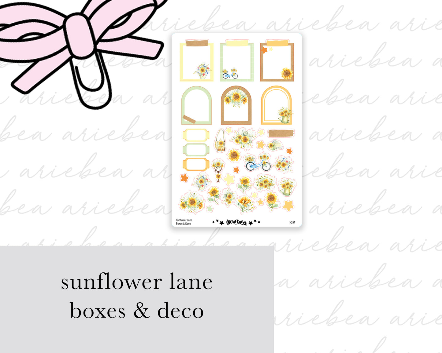 Sunflower Lane Boxes & Deco