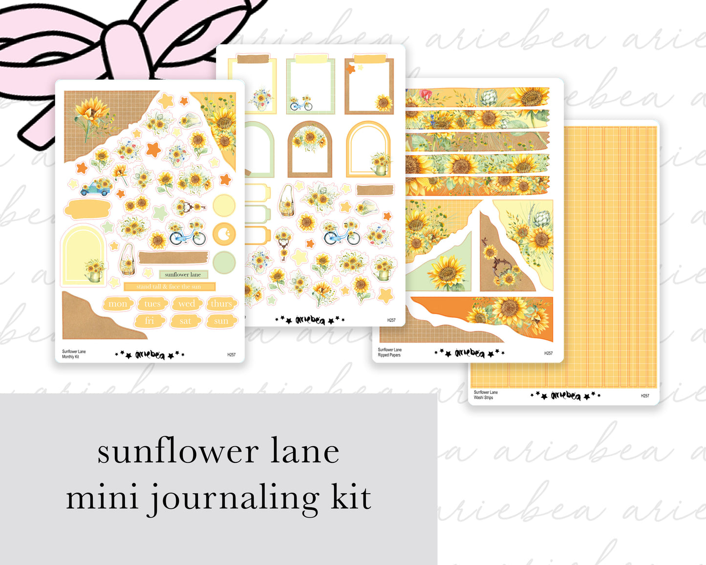 Sunflower Lane Full Mini Kit (4 pages)