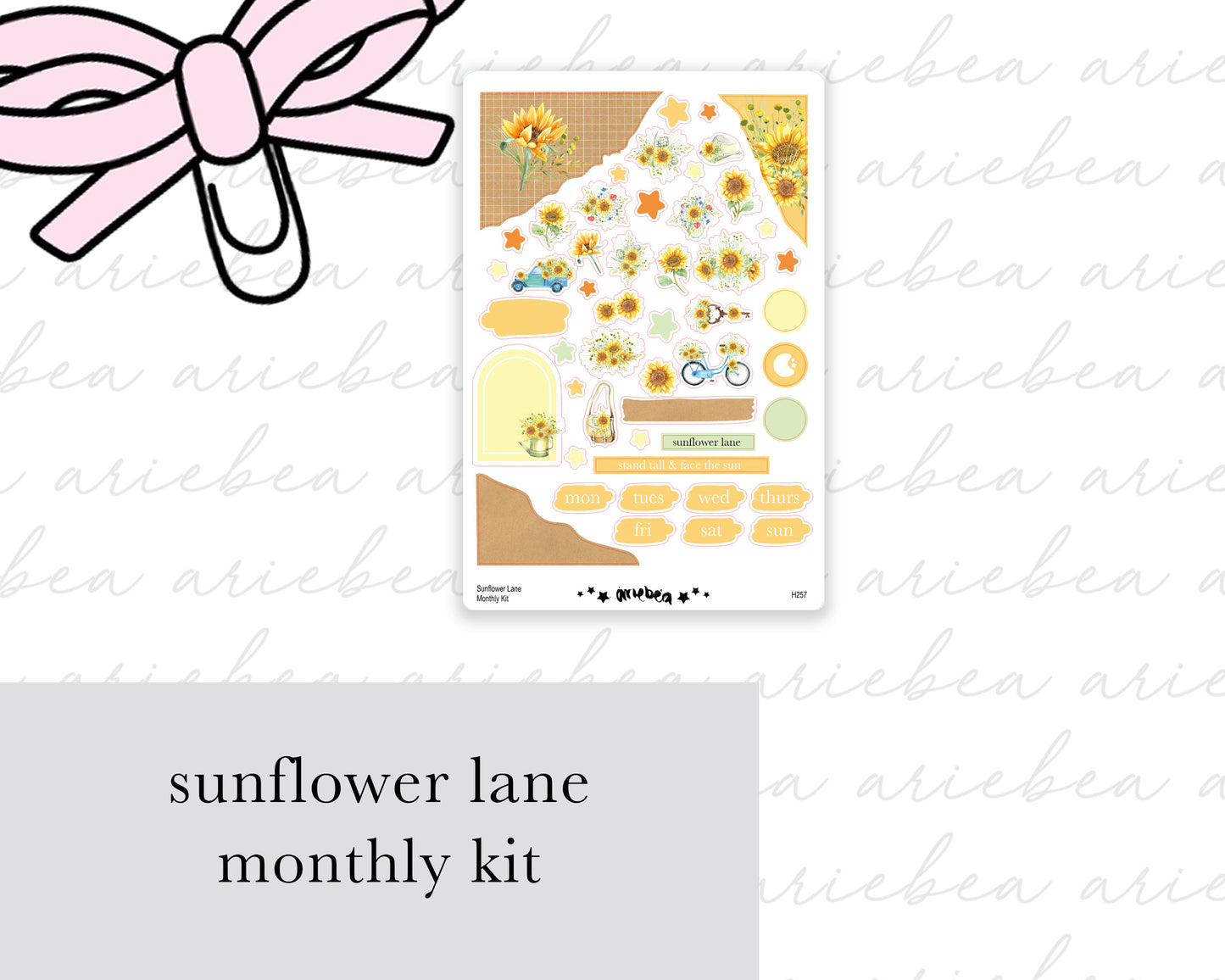 Sunflower Lane Monthly Kit