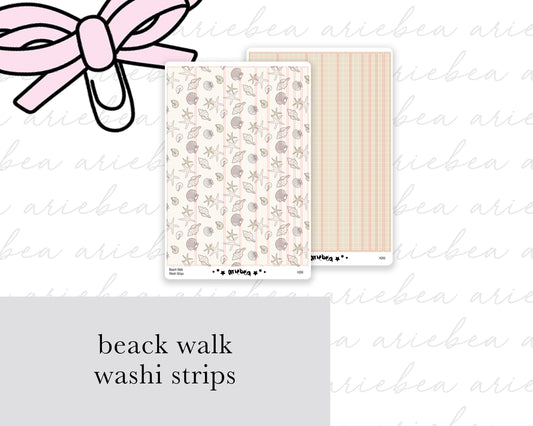 Beach Walk Collection Washi Strips