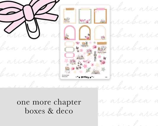 One More Chapter Boxes & Deco