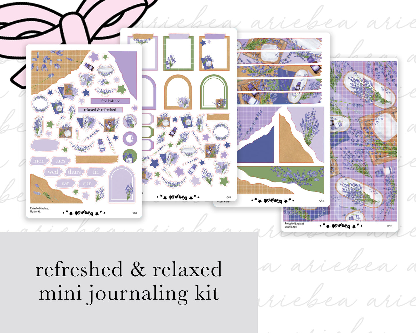 Refreshed & Relaxed Full Mini Kit (4 pages)