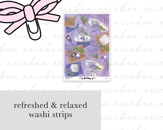Refreshed & Relaxed Washi Strips