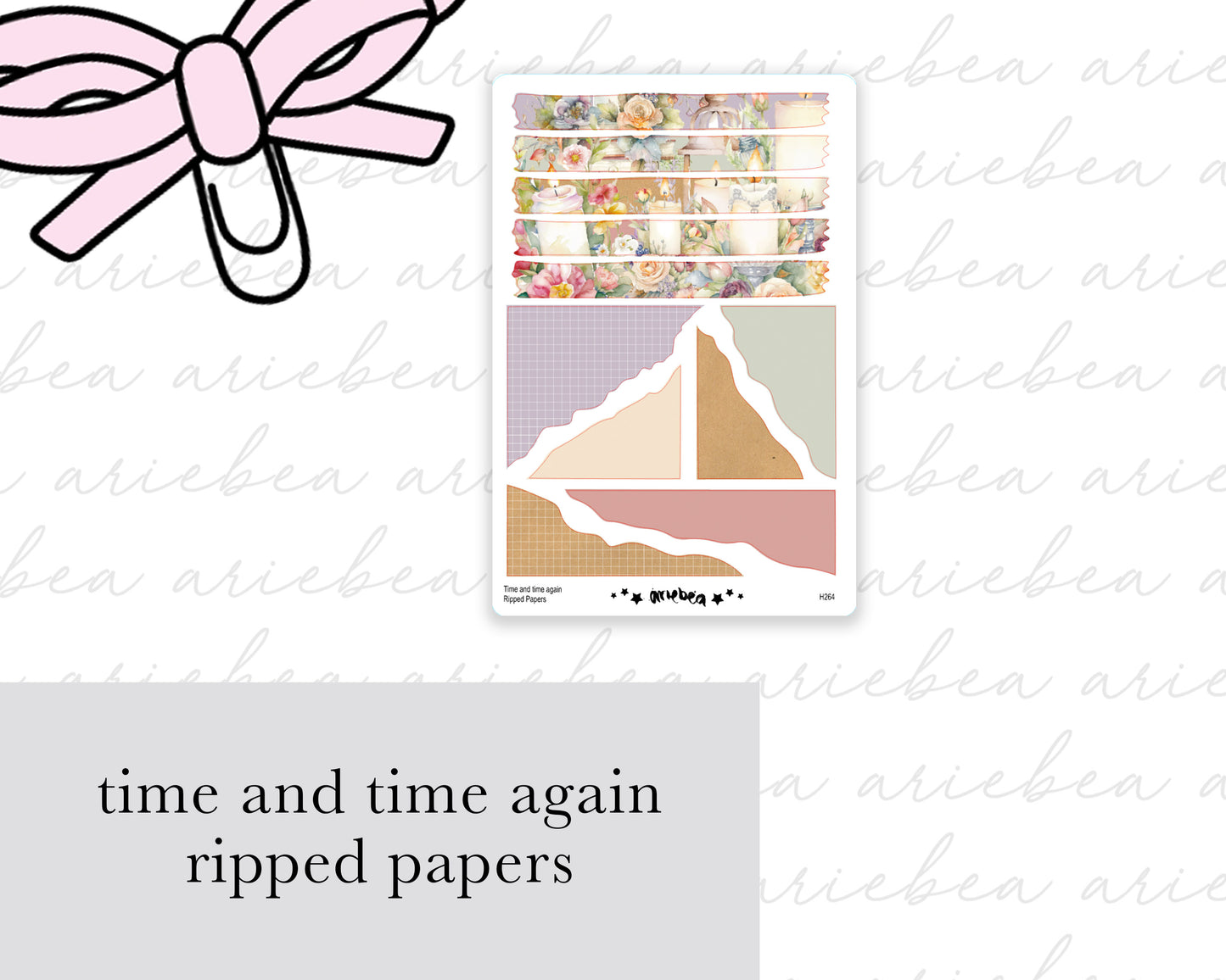 Time And Time Again Ripped Papers