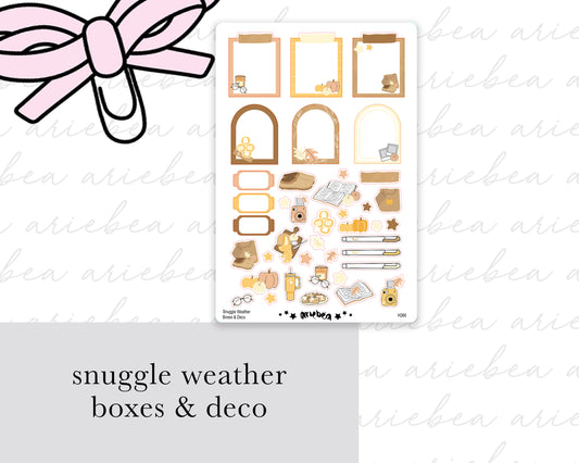 Snuggle Weather Collection Boxes & Deco