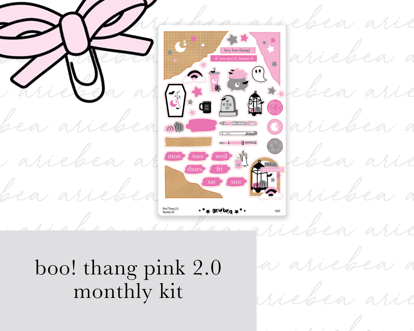 Boo! Thang 2.0 PINK Collection Full Kit