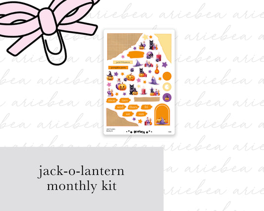 Jack-o-Lantern Monthly Kit
