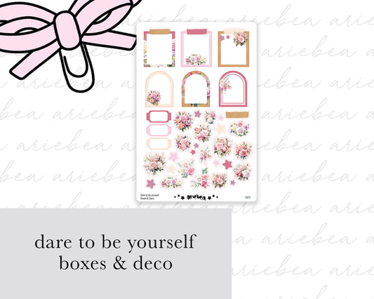Dare To Be You Boxes & Deco