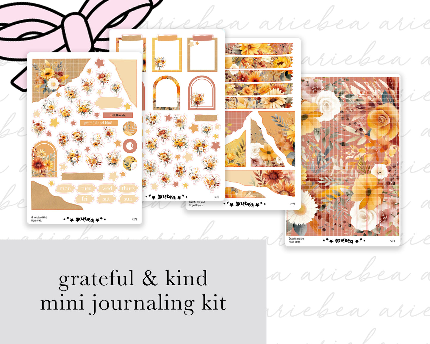 Grateful & Kind Full Mini Kit (4 pages)