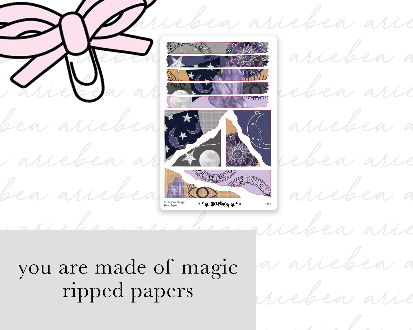 You are made of magic Ripped Papers