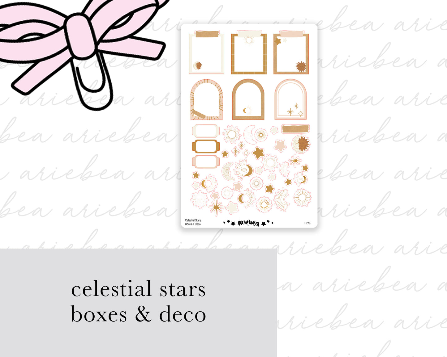 Celestial Stars Boxes & Deco