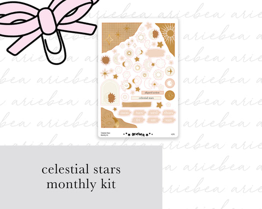 Celestial Stars Full Mini Kit (4 pages)