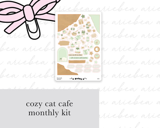 Cozy Cat Cafe Collection Monthly Kit