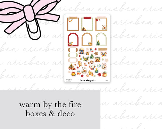 Warm by the Fire Boxes & Deco
