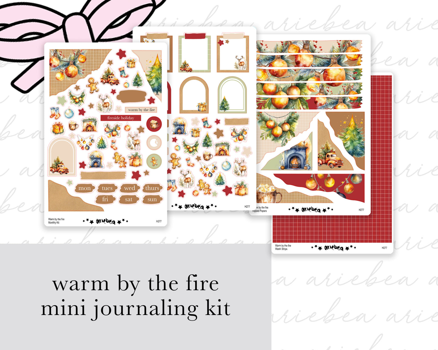 Warm by the Fire Full Mini Kit (4 pages)