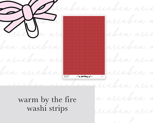Warm by the Fire Washi Strips