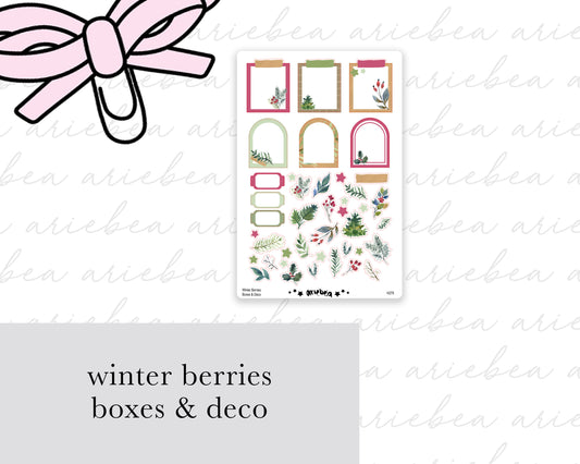 Winter's Berries Boxes & Deco