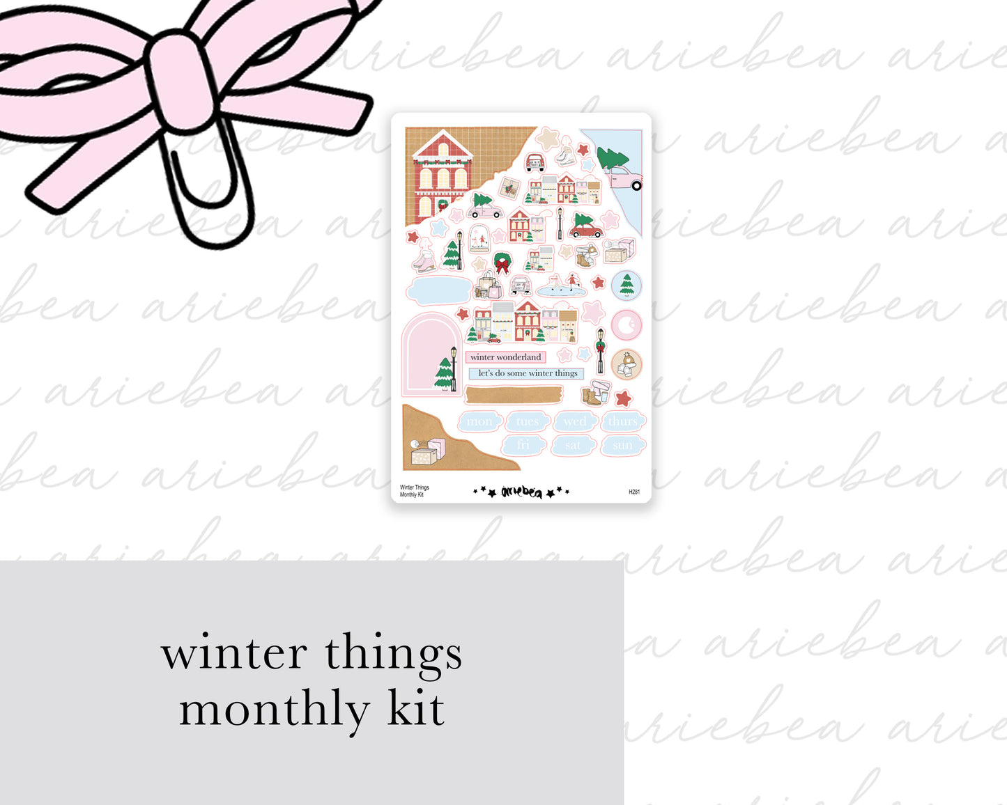 Winter Things Collection Monthly Kit