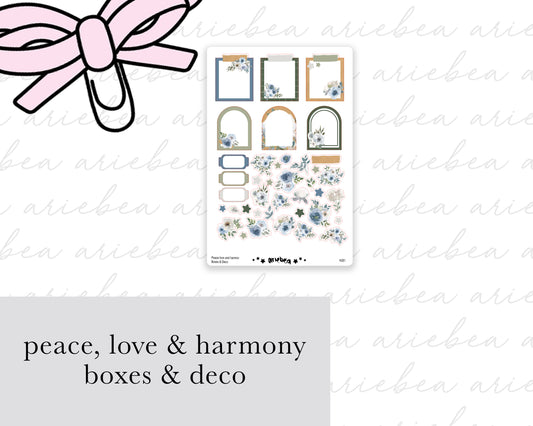 Peace love and harmony Boxes & Deco