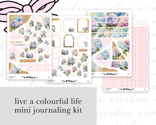 Live a colourful life Full Mini Kit (4 pages)