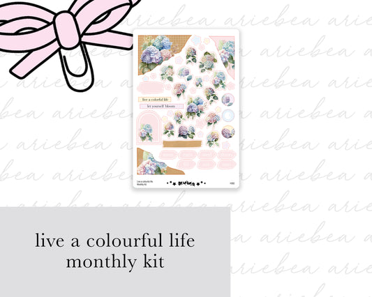 Live a colourful life Monthly Kit
