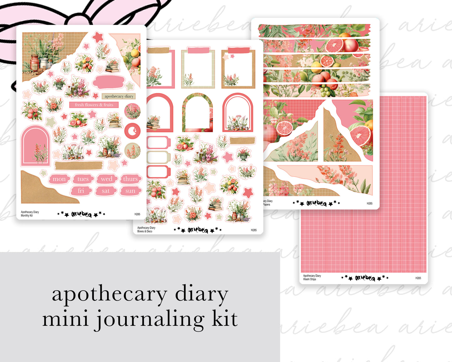 Apothecary Diary Full Mini Kit (4 pages)