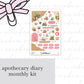 Apothecary Diary Full Mini Kit (4 pages)