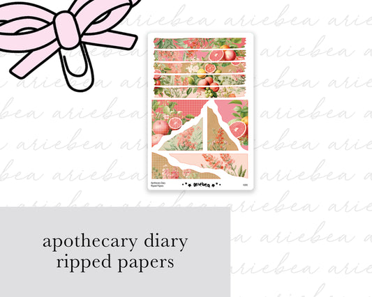 Apothecary Diary Ripped Papers