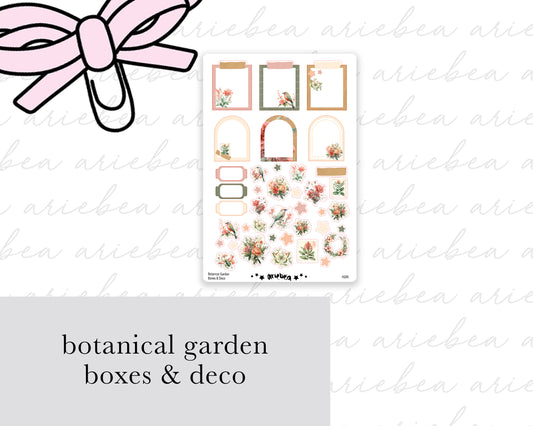 Botanical Garden Boxes & Deco