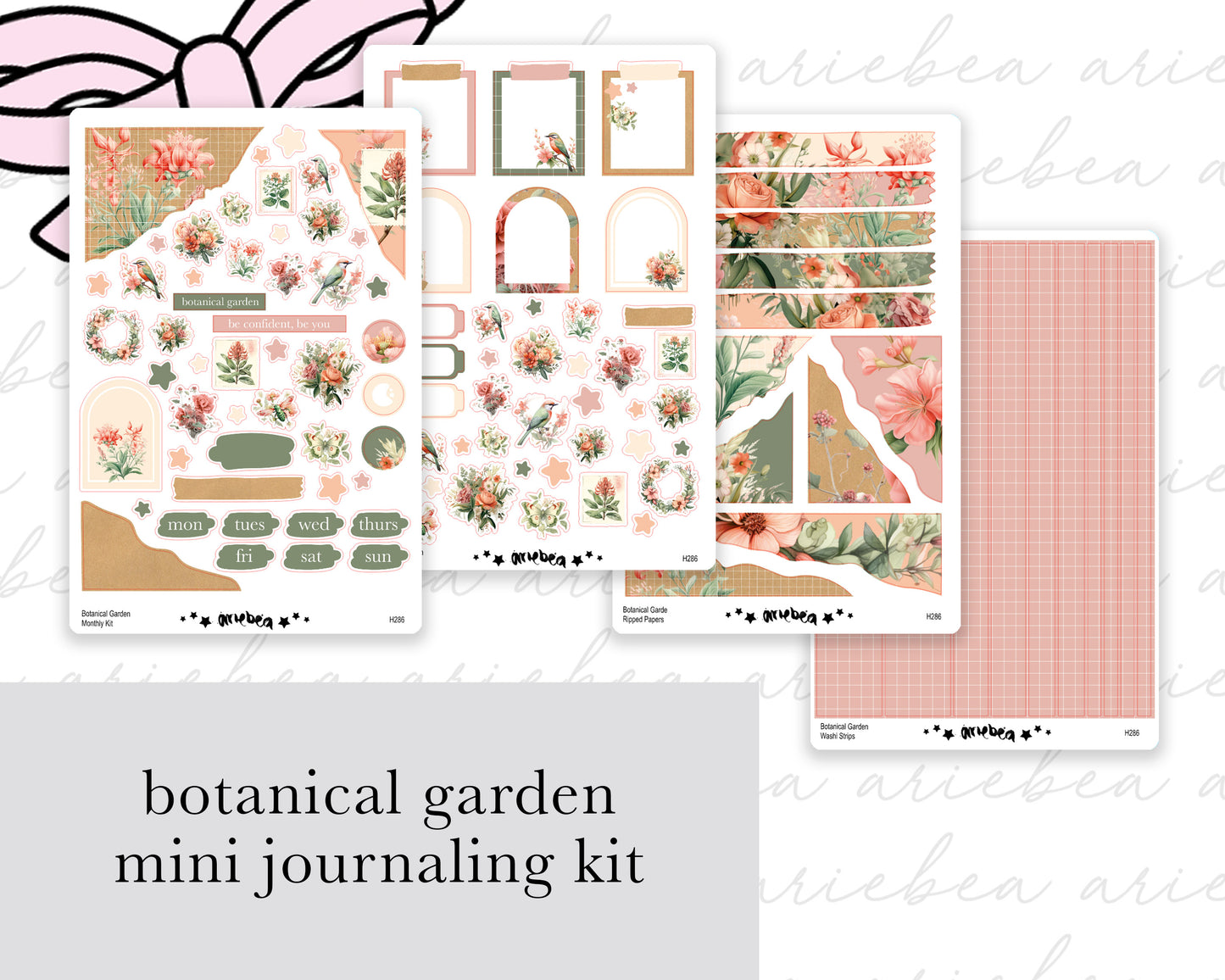 Botanical Garden Full Mini Kit (4 pages)