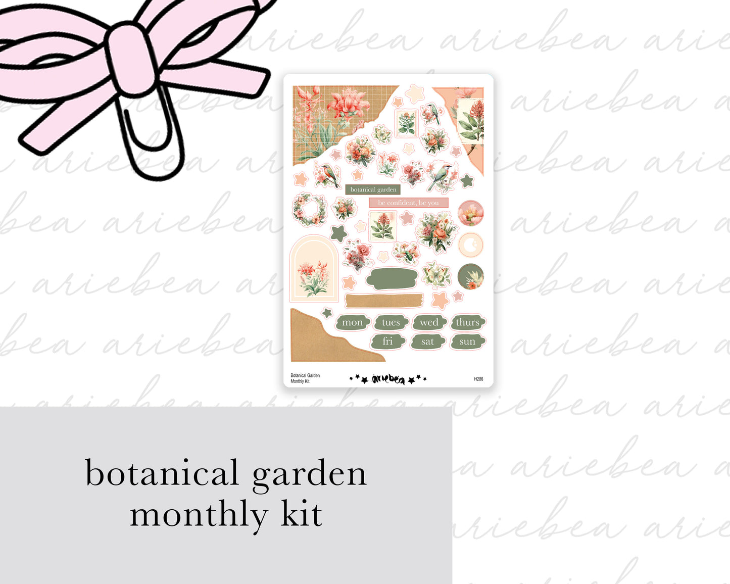 Botanical Garden Full Mini Kit (4 pages)