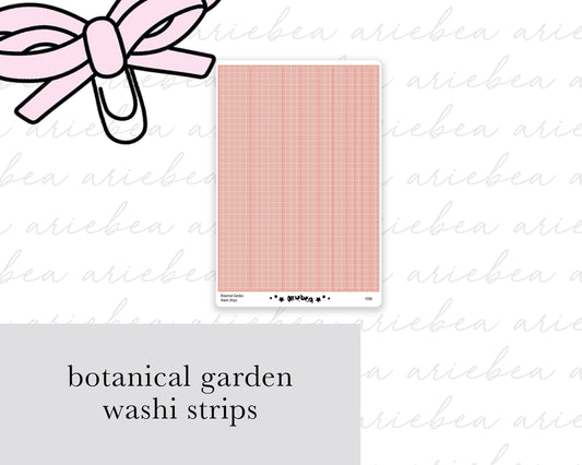 Botanical Garden Washi Strips