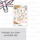Vintage Tea Time Full Mini Kit (4 pages)