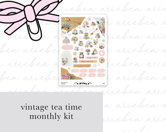Vintage Tea Time Monthly Kit