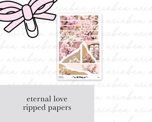 Eternal Love Ripped Papers