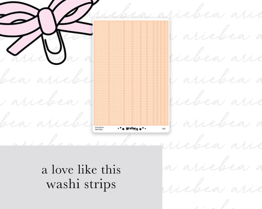 A Love Like This Washi Strips